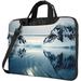 Laptop Shoulder Bag Carrying Case Antarctic Peninsula Print Computer Bags