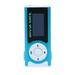 NUOLUX MP3 Player LCD Screen USB Cable Mini Clip Mp3 Player LED Light Stereo Super Bass Music Player Blue (TF Are Not Included)