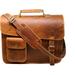 Handmade Leather satchel Bag MacBook Case Briefcase Brown Distressed Shoulder Bag Compatible With iPad & Tablet