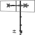 Extra Tall Dual LCD Monitor Fully Adjustable Desk Mount Fits 2 Screens up to 27 inch 22 lbs. Weight Capacity per