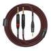 3.5 mm to 6.35 mm Y Splitter Cable - 1/8 Inch to Dual 1/4 TS Mono Audio Cable - 3.5 mm 1/8 Male to 2 x 6.5 mm
