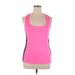 Beverly Hills Polo Club Active Tank Top: Pink Activewear - Women's Size X-Large