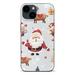 ONETECH for iPhone 14 Plus Case Christmas Case for Boys Girls Clear Soft PC Shockproof Protective Cover for iPhone 14 Plus with Cute Santa Claus Christmas Designed Phone Cover Cases 6.7 inch
