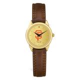 Women's Brown San Francisco Giants Leather Wristwatch