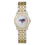 Women's Toronto Blue Jays Silver Dial Two-Tone Wristwatch