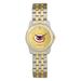 Women's Cincinnati Reds Gold Dial Two-Tone Wristwatch