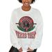 Women's Gameday Couture White Texas Tech Red Raiders Hot Shot Fleece Pullover Sweatshirt