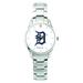 Women's Silver Detroit Tigers Stainless Steel Bracelet Wristwatch