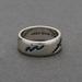 Lucky Brand Mens Detail Ring in Silver, Size 9