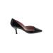 Isaac Mizrahi Heels: D'Orsay Kitten Heel Work Black Solid Shoes - Women's Size 7 1/2 - Pointed Toe