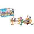 PLAYMOBIL Princess Magic 71500 Meeresbewohner mit Seepferdchenkutsche, inklusive Sieben Seepferdchen und Dekomuscheln zum Befestigen, detailreiches Spielzeug für Kinder ab 4 Jahren