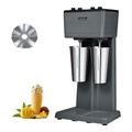 VEVOR Pro Drink Mixer Getränkemixer 500 W 820 mL Doppelkopf-Milchshakemaschine, 3 Drehzahl Einstellbar 15000/18000 / 21000 U/min, Edelstahlbecher Milk- & Proteinshake, Getränkemixer, Cocktail