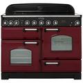 Rangemaster Classic Deluxe CDL110EICY/C 110cm Electric Range Cooker with Induction Hob - Cranberry / Chrome