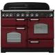 Rangemaster Classic Deluxe CDL110EICY/C 110cm Electric Range Cooker with Induction Hob - Cranberry / Chrome
