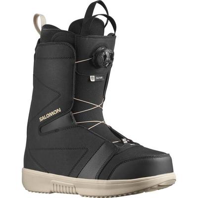 SALOMON Herren Snowboot SNOW. BOOTS FACTION BOA Black/Black/Rain, Größe 31 in Schwarz