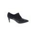 Valentina Rangoni Heels: Slip-on Stiletto Work Black Solid Shoes - Women's Size 7 - Pointed Toe