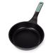 BergHOFF Forest Non-stick Cast Aluminum Frying Pan 8" Non Stick/Stainless Steel in Black/Gray | 1.8 H x 8 D in | Wayfair 3950373