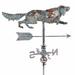 Marshall Home Garden Dog Weathervane Metal in Brown | 22 H x 9 W x 21 D in | Wayfair TX020