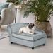 Archie & Oscar™ Ziva Dog Sofa Polyester/Memory Foam in Blue | 16.25 H x 17.75 W x 30 D in | Wayfair 664A0B63AB2E40D8855D7B10ED46404E