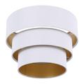 Bay Isle Home™ Diameter 12.2" Lamp Shades for Floor Lamps Pendant Light Replacement, 3-Tier Drum Lamp Shade for Living Room Linen in White | Wayfair