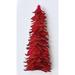 The Holiday Aisle® 8" Christmas Tabletop Feather Tree w/Glitte Tips, White in Red | 16 H x 4 W x 4 D in | Wayfair 05C6947FEE7740DAA653F06ABB003D0F