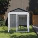 Tucker Murphy Pet™ Drayten Chicken Coop w/ Chicken Run & Wire Mesh Metal | 48.4 H x 46.1 W x 79.1 D in | Wayfair 943E24BD890247E3B483AB3F862FE99B