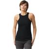 American Apparel 101CVC Women's CVC Racerback Tank Top in Black size Large | Cotton/Polyester Blend