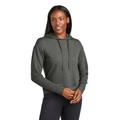 Sport-Tek LST562 Women's Sport-Wick Flex Fleece Pullover Hoodie in Dark Grey Heather size 4XL | Triblend