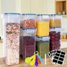 7Pcs Container for Food Storage Set Kitchen Food Container Large Food Storage Containers Box