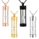 Eternity Memory Hourglass Urn Necklace Memorial Cremation Jewelry Stainless Steel Pendants Locket