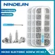 NINDEJIN 601pcs Electronic Screw Kit Nickel Plated Flat Round Head Mini Micro Screw Set Phone