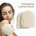 Exfoliating Loofah Glove Pad Body Scrubber Bath Shower Loofah Sponge Pad For Men