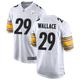 Levi Wallace Men's Nike White Pittsburgh Steelers Game Custom Jersey