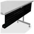 Lorell Rectangular Training Table Modesty Panel 1 Each Black