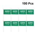 China Stick Flag 100PCS Small Hand Flags National Flag On Stick Mini Stick Country Flags Decoration for Match s Cheering (Saudi Arabia)