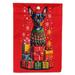 Miniature Pinscher Holiday Christmas Garden Flag 11.25 in x 15.5 in