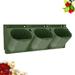 Wall planter Creative Vertical Wall Planter Garden Wall Mount Pot Living Background Wall for Indoor Outdoor Hall Balcony Garden Mall (Green)