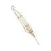 Macrame Plant Hanger Hosehold Decorative Macrame Plant Hanger Wood Beaded Hanger for Flower Pot