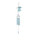wind chime Metal Wind Chimes Creative Angel Wind Chime Hanging Outdoor Garden Decor Hanging Ornament for Home Party (Blue Angel)