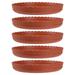 plant pots tray 5pcs Movable Plant Pot Tray Round Resin Flowerpot Cork Base Drip Tray Garden Balcony Tool for Succulent Flower Pot (2 or 3 Gallons Chocolate Color)