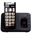 Panasonic KX-TGE260JTB Téléphone DECT Identification de l'appelant Noir