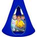 Swing For Kids - Durable Hanging Hammock Chair W/Adjustable Rope - 2 Windows & 1 Entrance - Sensory Swing For Kids Indoor Outdoor Use - 250Lbs Sturdy Nest Swing - (40 Blue)