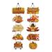 A Pair Of Thanksgiving Door Hangings Thanksgiving Door Curtains Thanksgiving Outdoor Decorations Pumpkin Turkey Ornaments Halloween/Thanksgiving Day/Christmas gift