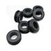 Rubber For 1 Panel Hole - 11/16 ID X 1 5/16 OD Fits 1/4â€� Thick Materials - Oil Resistant Buna-N Rubber - Black Rubber Grommet Round Rubber Grommet (20)