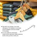 Wall Mounted Clothes Hanger Wall Mounted Clothes Hanger Folding Hanging Rack Garment Hooks with Swing Arm Holder