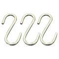 Metal S Type Hook 100pcs Metal S Type Kitchen Bedroom Hooks Stainless Steel Super Load-Bearing Hanging Hooks Storage Racks Clothes Hangers