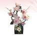 Simulation Flower Rattan Adornment 1PC Simulated Flower Rattan Adornment Lifelike Magnolia Ornament Photo Props Artificial Plants for Wedding Home Decoration (Pink)