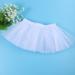 Gauze Tutu Skirt Summer Pet Cat Wedding Dress Sweet Dog Mesh Skirt Solid Clothes Pet Tutu Skirt Pet Sexy Design Clothing Gauze Tutu Skirt(White/S)