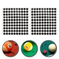 Pool Table Marker Dots 2 Sheets Billiard Table Black Dot Pool Table Marker Dot Billiard Marking Stickers for Club Use