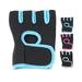 Kaesi 1 Pair Men Women Gym Half Finger Sports Training Anti-slip Weightlifting Gloves Rose Red